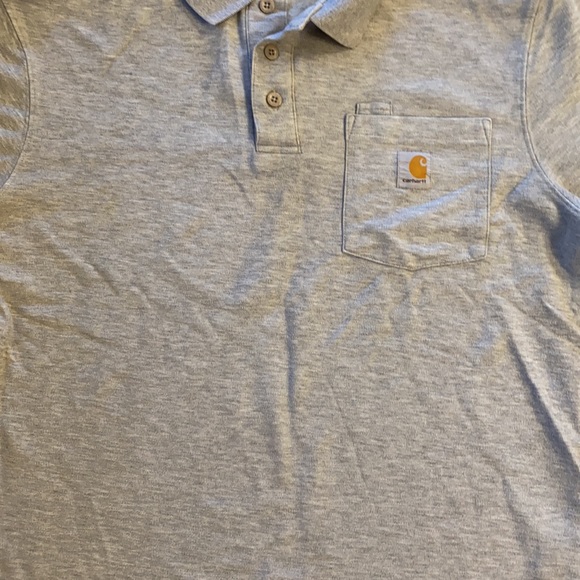 CARHARTT- Gray Polo Size M - Picture 5 of 6